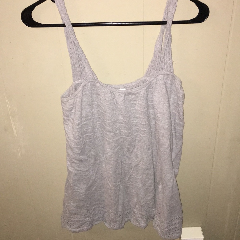 MAURICES grey crop tank